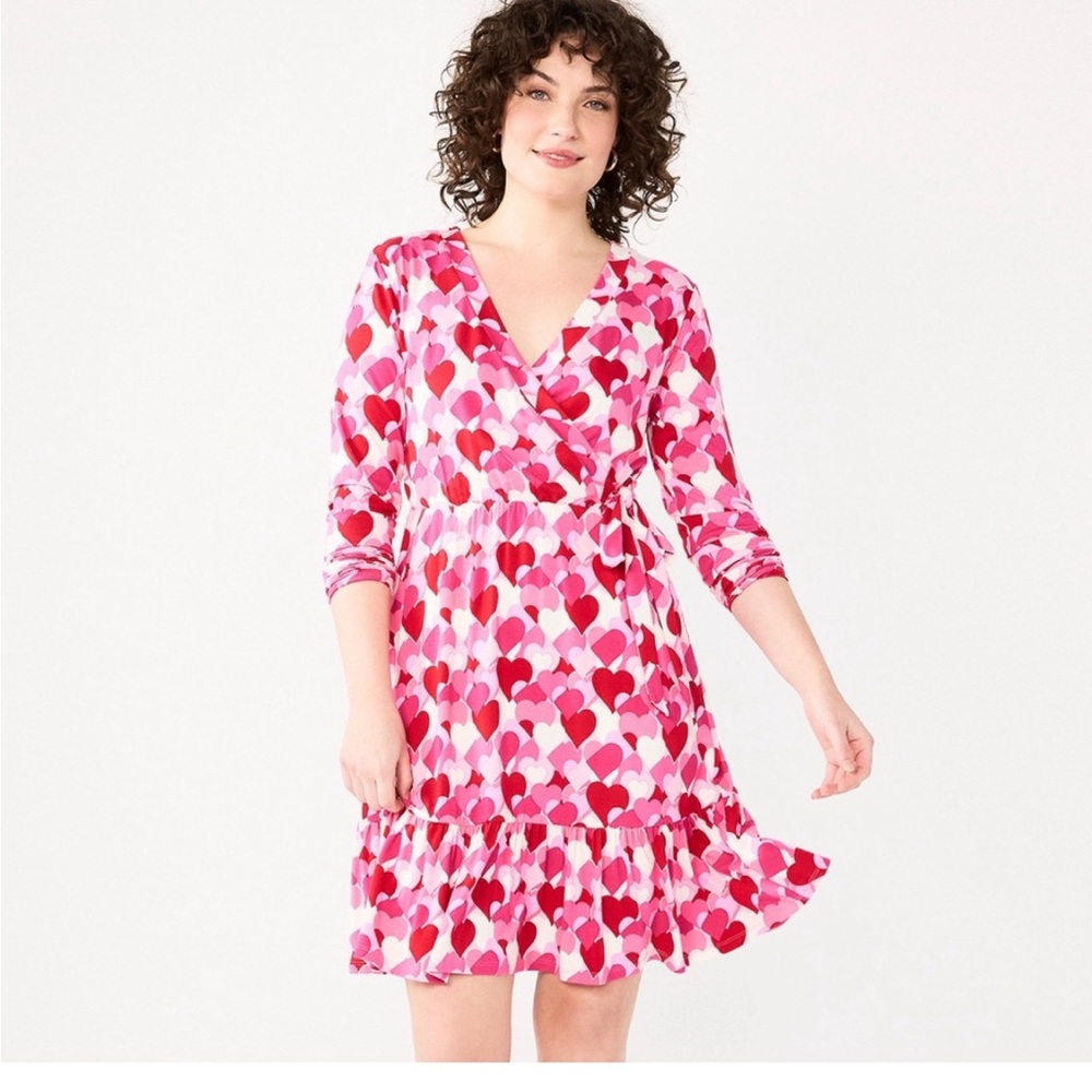 Draper James do women’s dress- Pink and Red